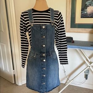 GAP Denim Dress Skirt Overalls